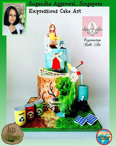 Acts of Green. My child -Hope! - Cake by Expressions Cake Art (Su)