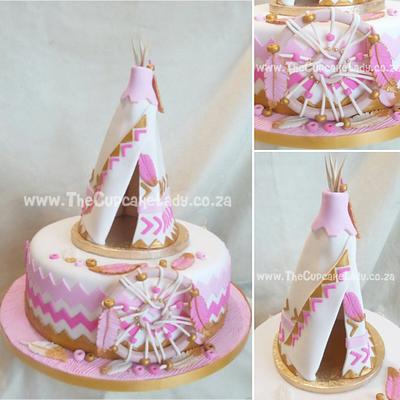 A Cake for a Tribal Princess - Cake by Angel, The Cupcake Lady