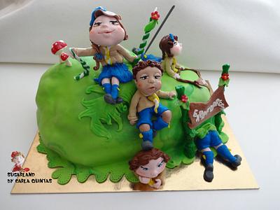 world of scouts - Cake by carlaquintas