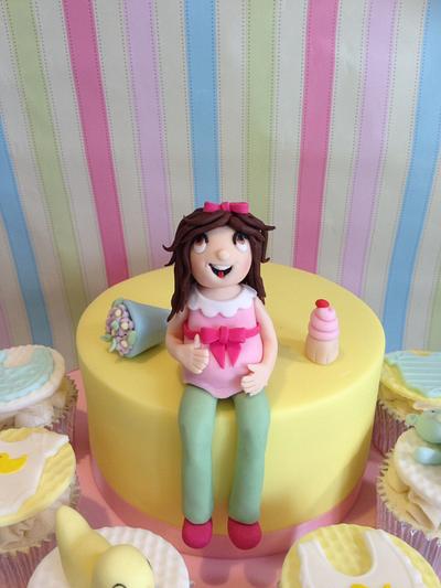 Baby shower cake - Cake by Cupcake-heaven