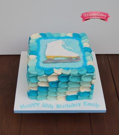 My first buttercream cake - Cake by The Custom Cakery