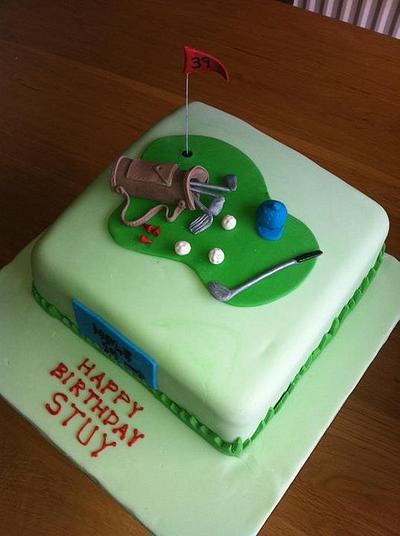 Golf Cake - Cake by Sarah Al-Masrey