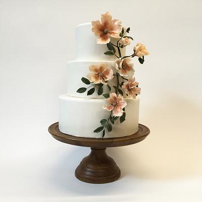 Wild Blush Roses - Cake by SweetGeorge