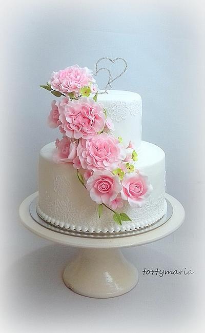 wedding cake - Cake by tortymaria