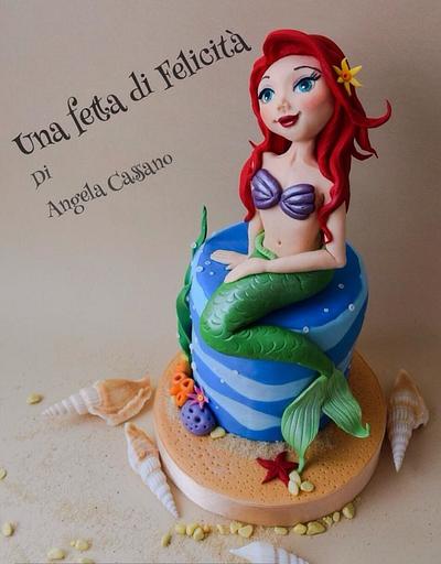 mermaid - Cake by Angela Cassano