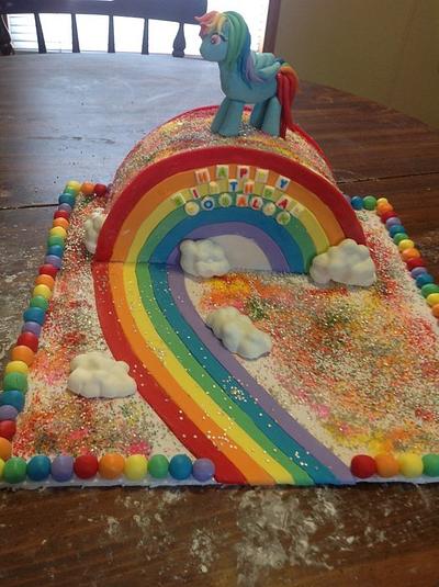 Rainbow dash - Cake by Cdodd6