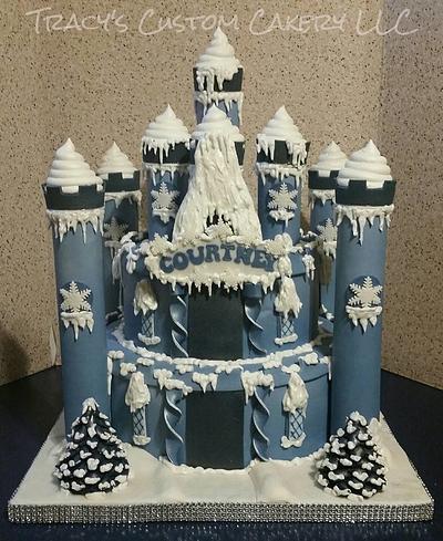 Ice Castle Cake - Cake by Tracy's Custom Cakery LLC