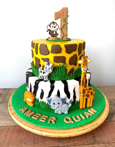 Safari Cake - Cake by mycakeadoodle