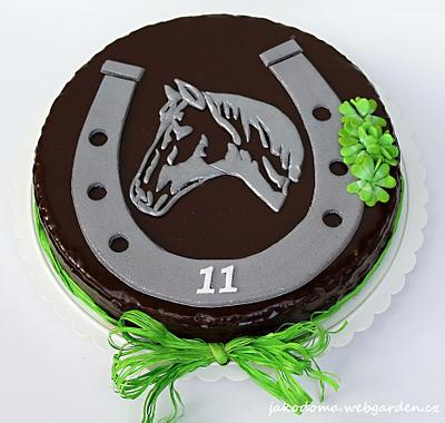 Sacher and Horse - Cake by Jana
