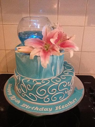 70th birthday - Cake by Kim Jury