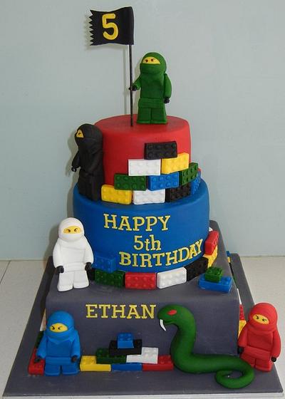Ninjago Lego Cake - Cake by BlissfulCakeCreations