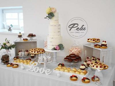 Wedding Candy Bar - Cake by Petra Krátká (Petu Cakes)