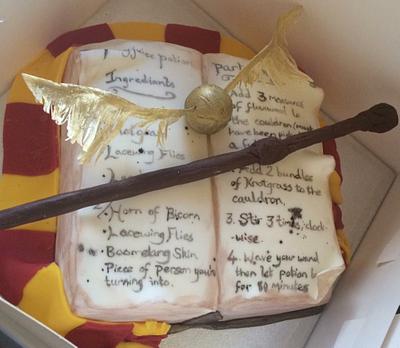Hermione Granger Spellbook - Cake by CCC194