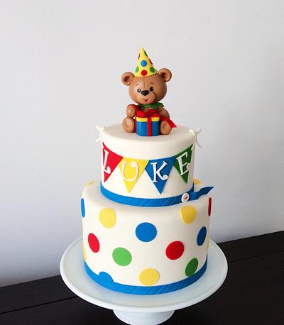 Teddie bear - Cake by Couture cakes by Olga