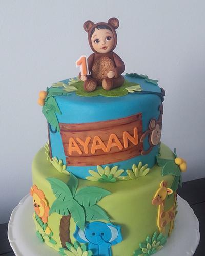 Jungle cake - Cake by Couture cakes by Olga
