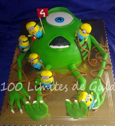 Minions Capture Mike - Cake by 100Limites de Gula