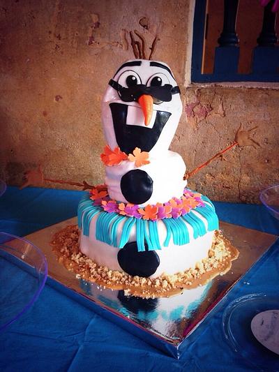 Olaf in Summer  - Cake by Jesika Altuve