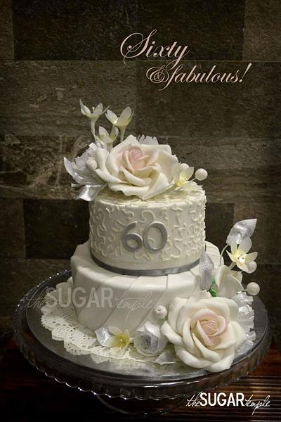 Sweet sixtieth - Cake by TheSugarTemple