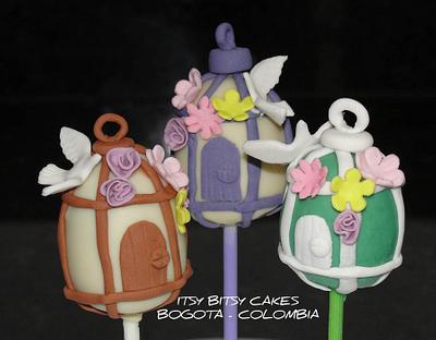 BIRDCAGE CAKEPOPS - Cake by Itsy Bitsy Cakes