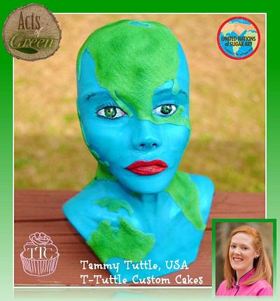 Mother Earth  - Cake by Ttuttlecakes