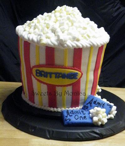 Gotta Have My Popcorn At The Movies! - Cake by Sweets By Monica