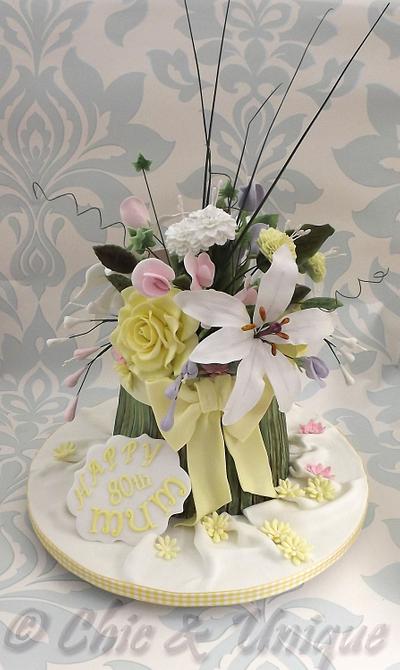 Lemon Bouquet. - Cake by Sharon Young