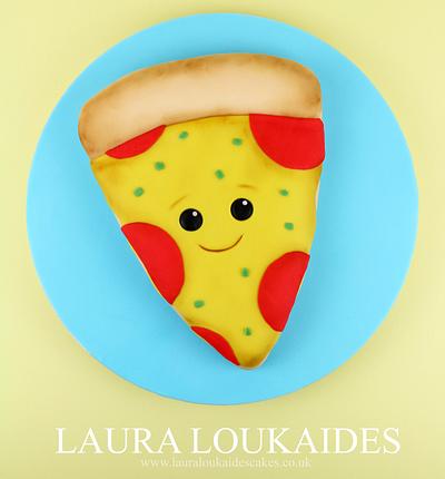 Kawaii Pizza Cake - Cake by Laura Loukaides