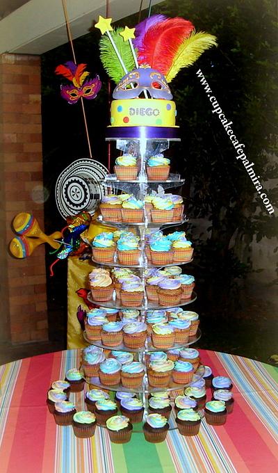 Carnavals Cupcakes - Cake by Cupcake Cafe Palmira