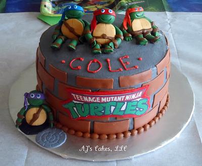 Teenage Mutant Ninja Turtle Cake - Cake by Amanda Reinsbach