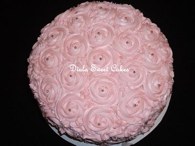 Rose - Cake by DialaSweetCakes