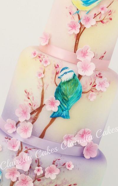 Spring Blossom Cake - Cake by Clairella Cakes 