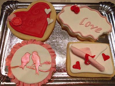 Galletas día de San Valentin, Valentine's Day Cookies  - Cake by Machus sweetmeats