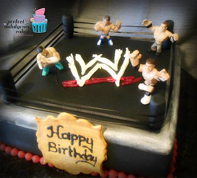 Wrestling Ring - Cake by Maria Cazarez Cakes and Sugar Art
