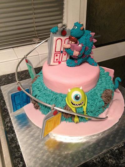 Monsters Inc - Cake by Perry Bakeswell
