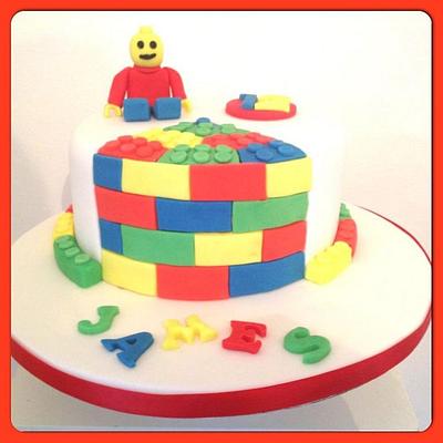 A lego birthday cake  - Cake by jodie