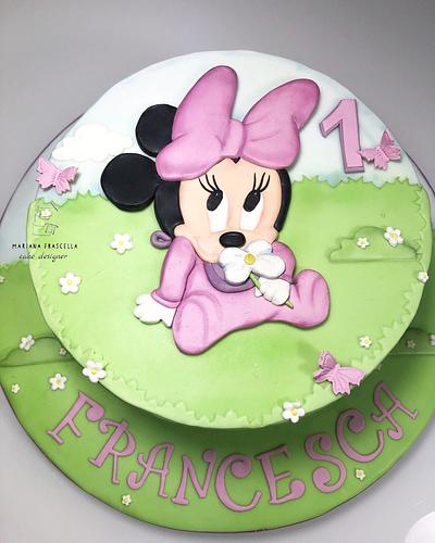 Baby Minnie  - Cake by Mariana Frascella