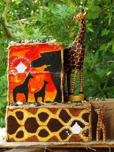 African Sunset - Cake by Terry