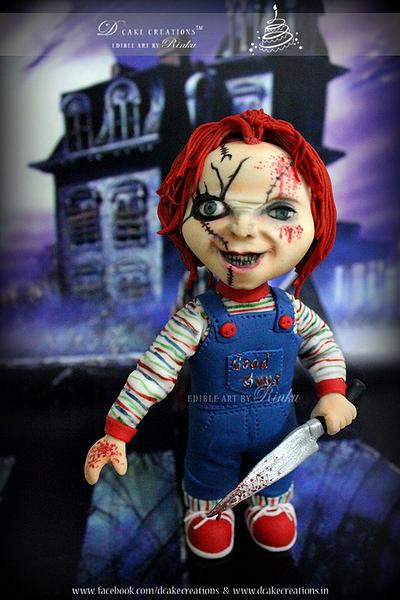 CPC Halloween Collab, Chucky Doll - Cake by D Cake Creations®