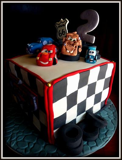 cars cake 1 tier - Cake by The cake shop at highland reserve