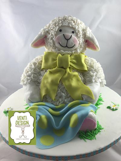 Baby lamb - Cake by Ventidesign Cakes