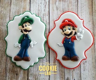 Super Mario Cookies to Little Connor! - Cake by The Cookie Lab  by Marta Torres