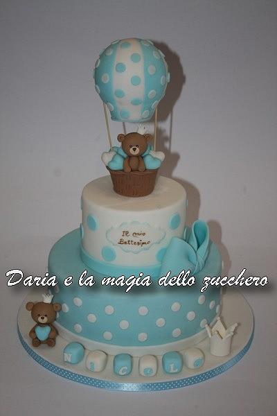Hot air balloon and teddy bears cake - Cake by Daria Albanese