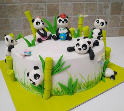 Panda party - Cake by Vanilla B art