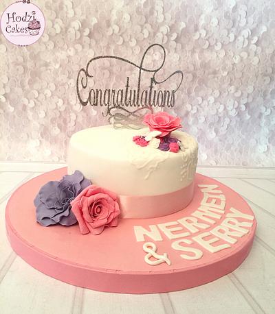 Honeymoon Cake 🌸🌸 - Cake by Hend Taha-HODZI CAKES