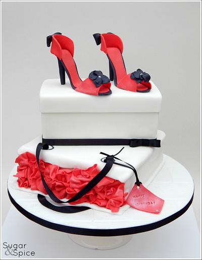 The Red Shoes ... - Cake by Sugargourmande Lou