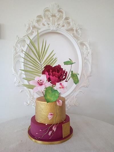 Wafer paper flowers - Cake by Nicole Veloso