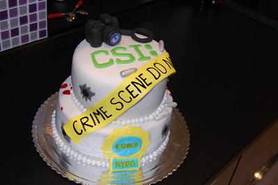 CSI crimi series cake - Cake by tina_ochotnicka