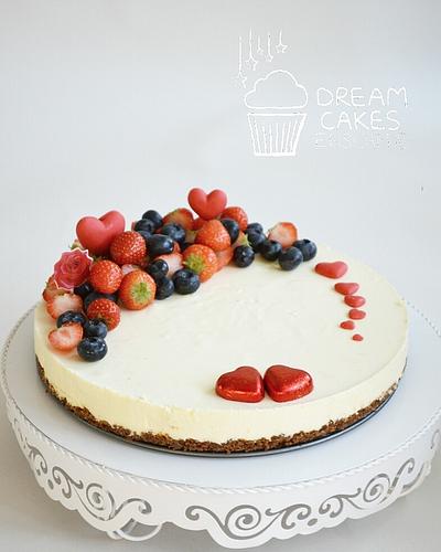 Happy Valentine's day!! Mon chou cheesecake!  - Cake by Dream Cakes Enschede