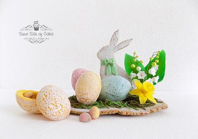 3D Egg Cookies - CPC Easter Collaboration 2016 - Cake by Sweet Side of Cakes by Khamphet 