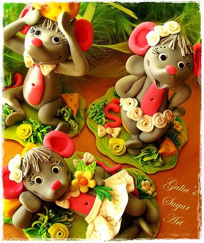 Mouses - Cake by Galya's Art 